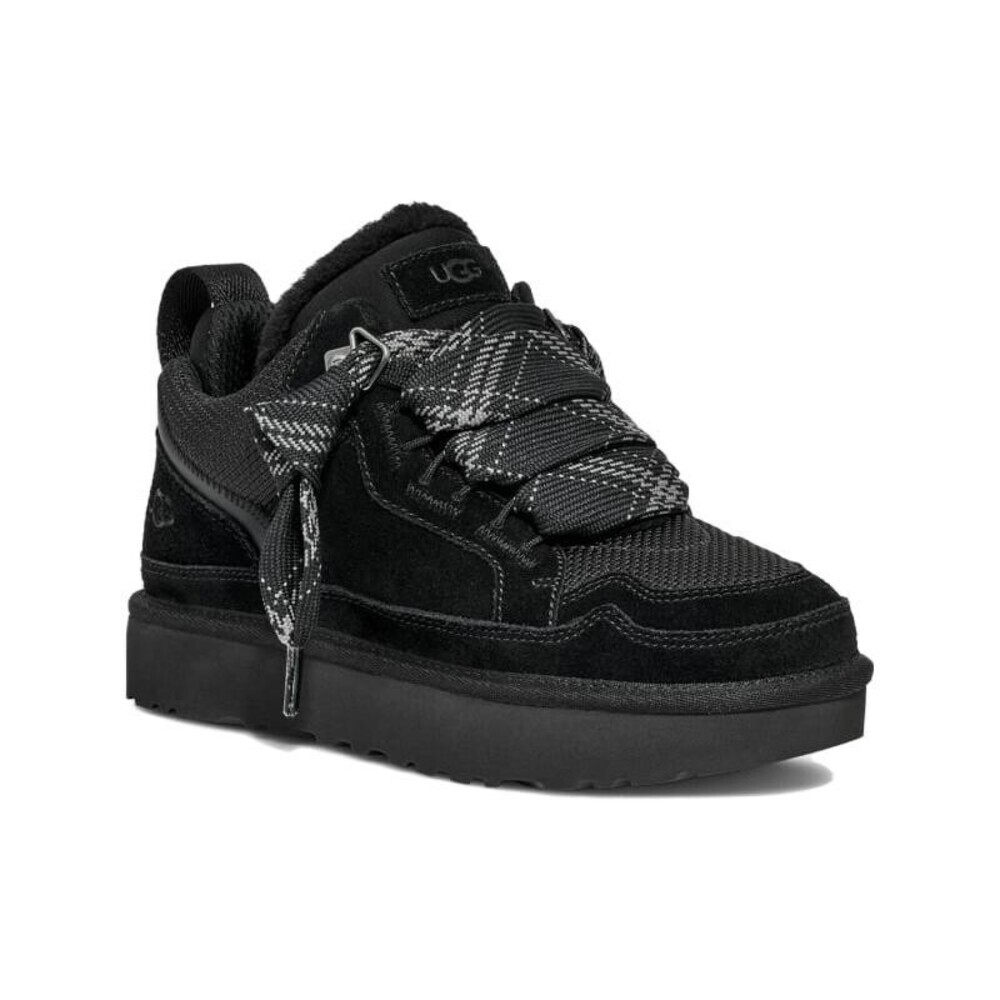 UGG Lowmel 1144032-BLK Sneakers Women's Black Suede Comfort Casual Shoes GUG177